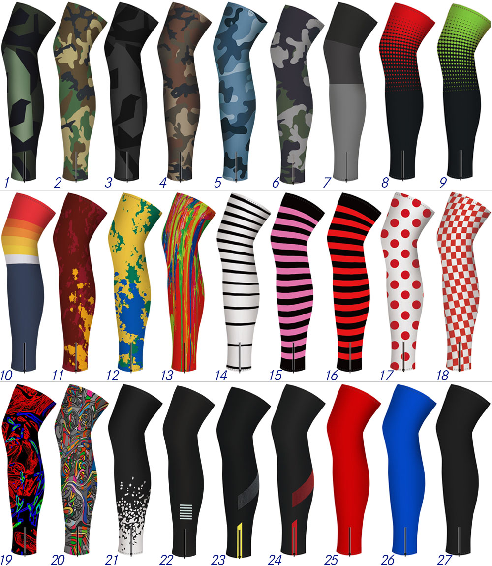 Cycling Gear Man - Thermische fleece fietsbeenwarmers, MTB-kniepad, Mountain Road
