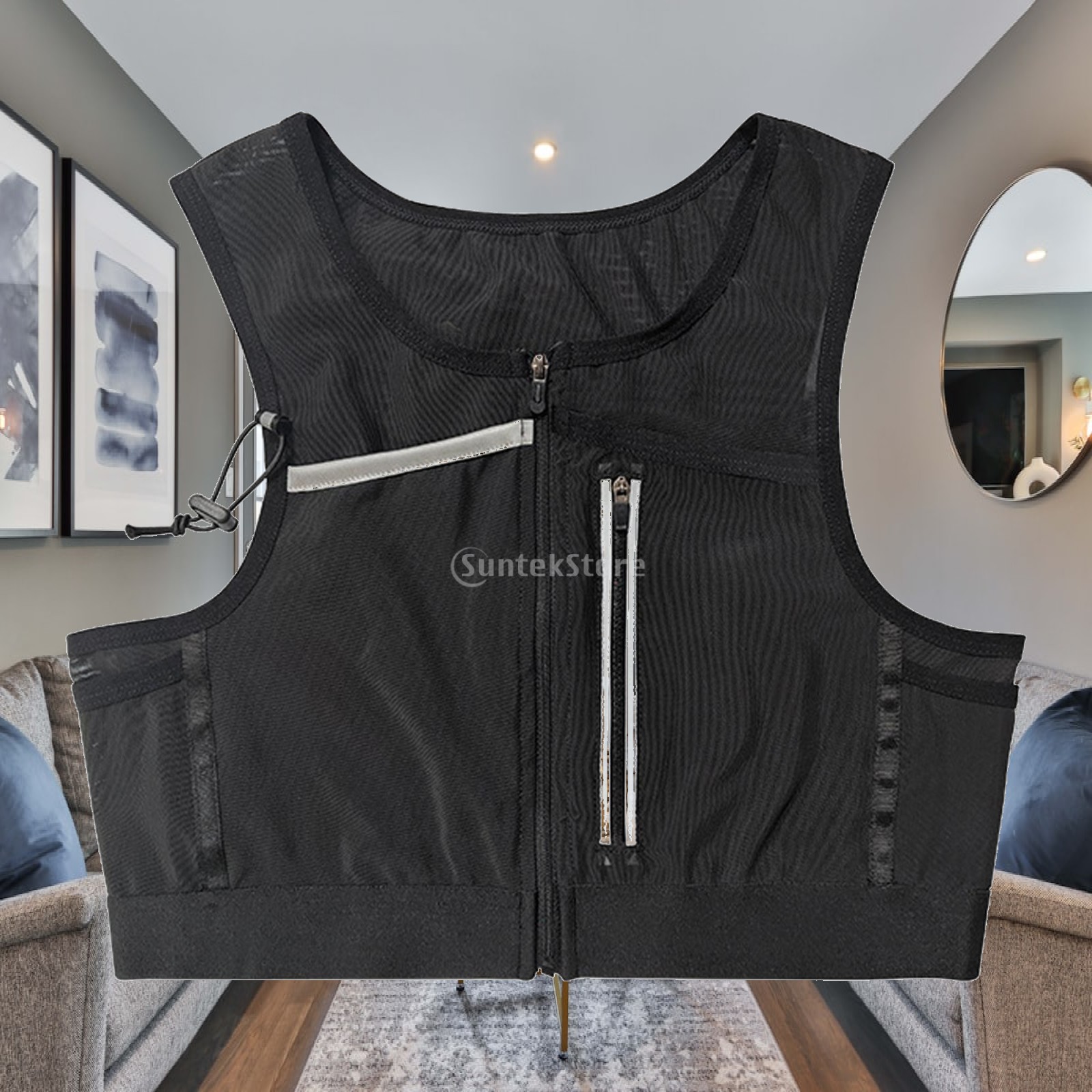 Reflective Cycling Vest - Hardloopvesttas Borsttas Reflecterende sporttas voor fietsen