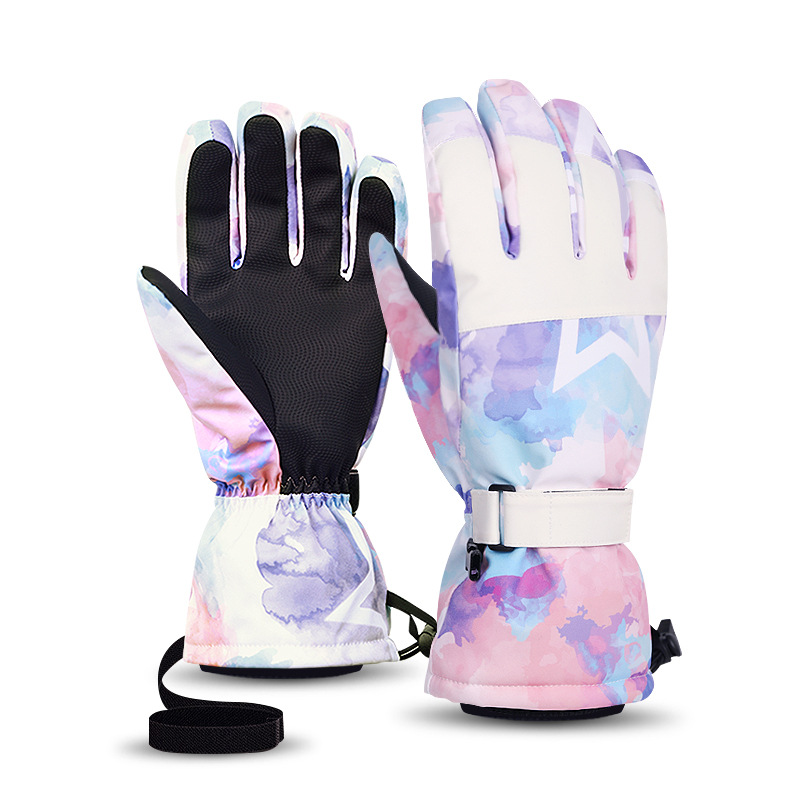 Cycling Gear Weather - Winterfietshandschoenen Antislip touchscreen Waterdichte thermische handschoenen