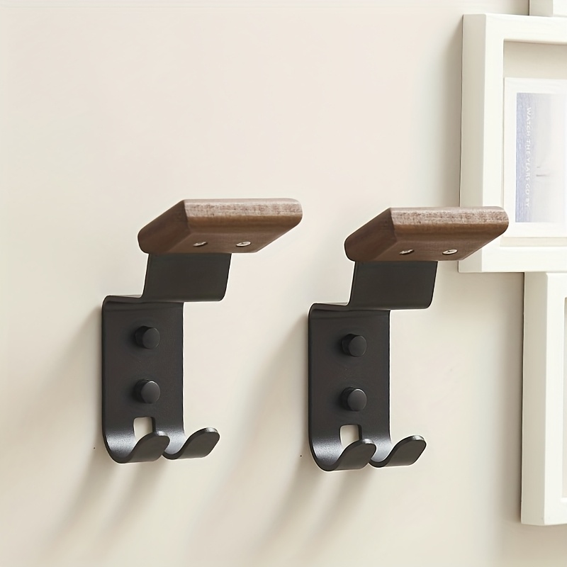 Cycling Gear Wall Organizer - Motorhelmhouder Massief hout Sterk stalen ontwerp