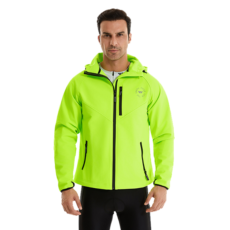 Cycling Gear Weather - Wulibike Winterfietsjassen voor heren Waterdicht hardloopjack