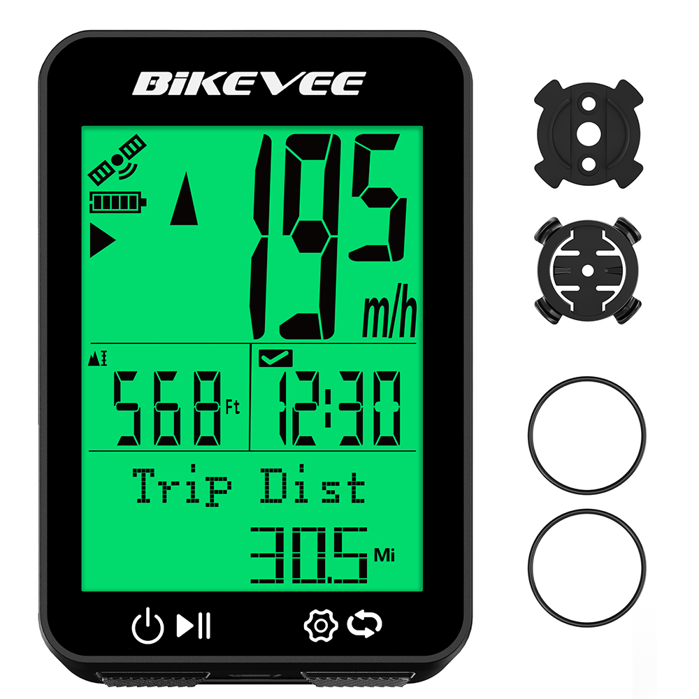 Cycling Gear Rack - BIKEVEE 8 soorten meertalige draadloze fietssnelheidsmeter