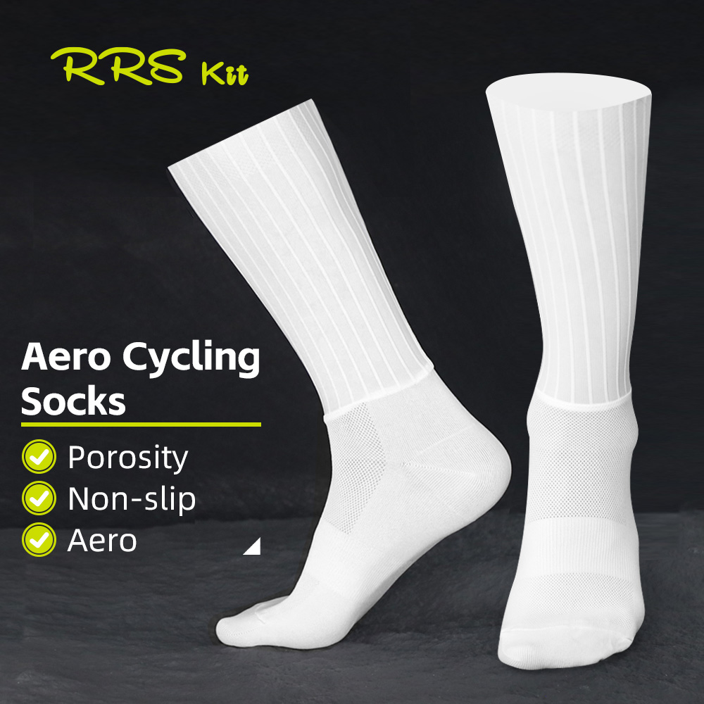 Cycling Gear Man - Rrskit Zomerfietsen Aerodynamische sokken TPU Antislip