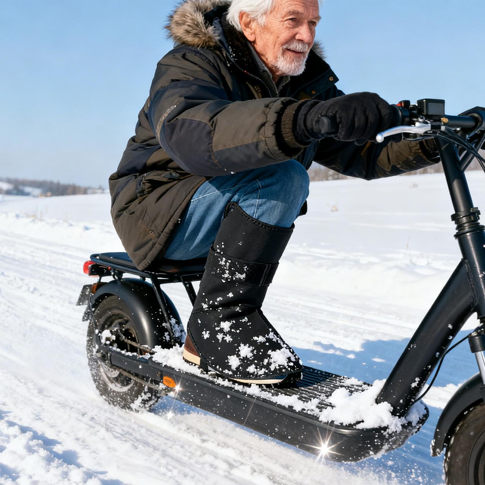 Cycling Gear Man - Fietsschoenovertrekken Waterdichte warme voetuitrusting Overschoenen voor