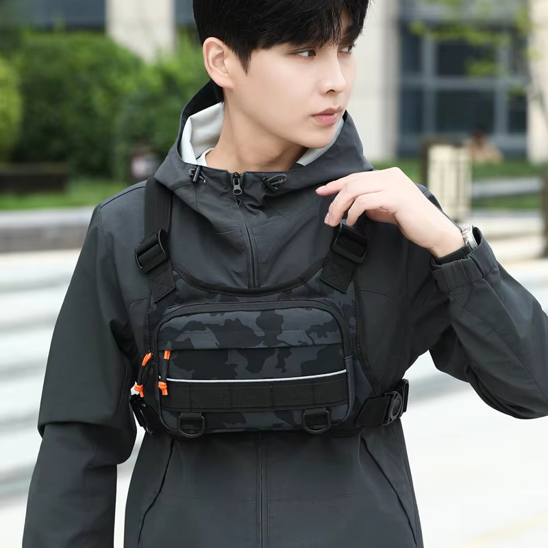 Reflective Cycling Vest - Fietsen Front Chest Vest Tactische Rugzak