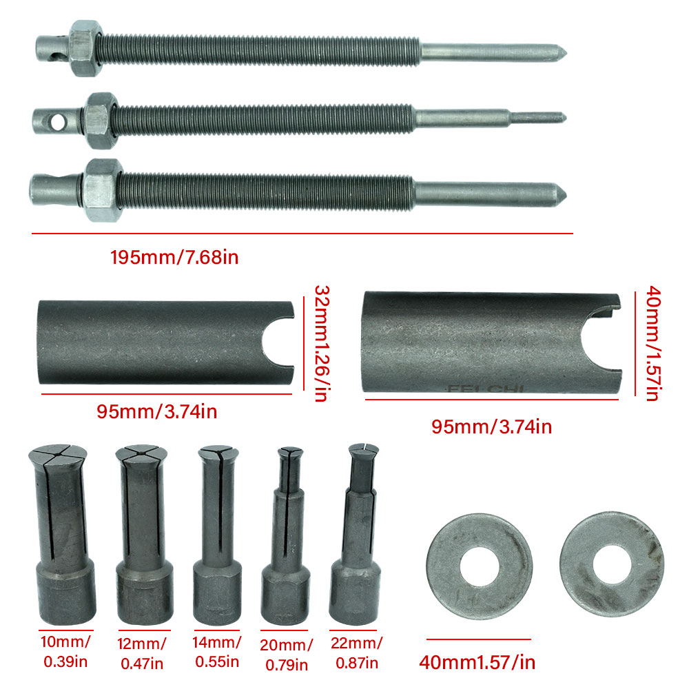 Cyclo Gear - 9-23mm Motorfiets Lagertrekkers Fiets Innerlijke Lagertrekker