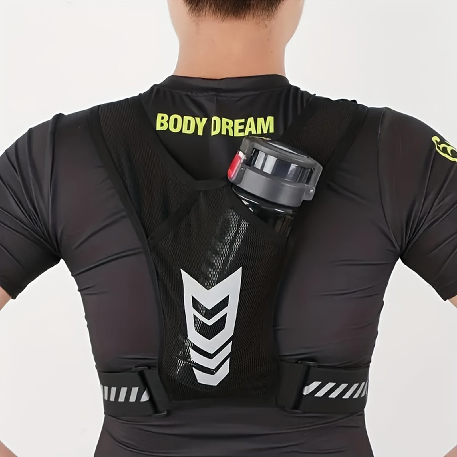 Reflective Cycling Vest - Sportvest Telefoontas Reflecterende fietsrugzak Multifunctionele sporttelefoonborsttas