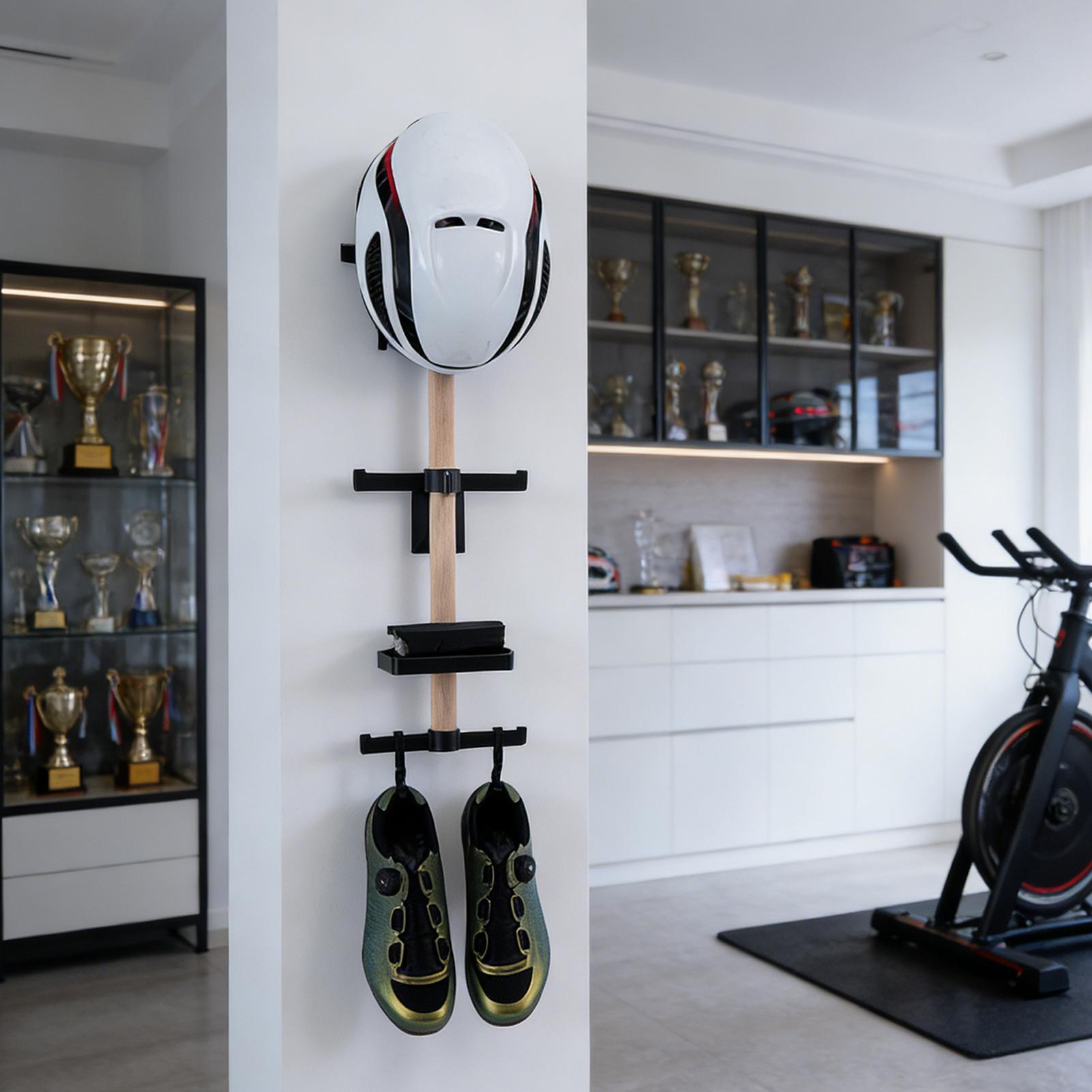Verticale fietsuitrusting-orga - Cycling Gear Wall Organizer recensie en prijs
