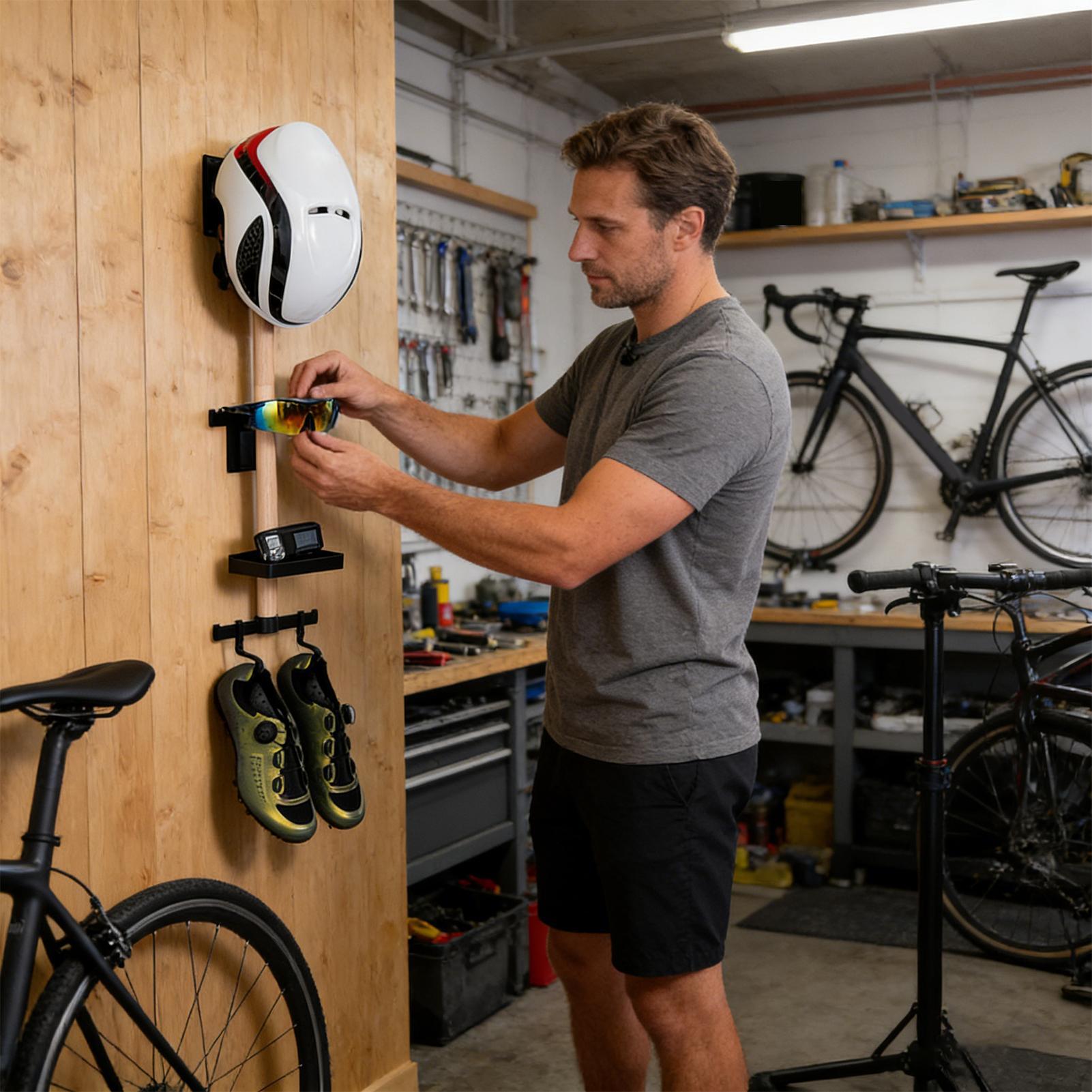 Verticale fietsuitrusting-orga - Cycling Gear Wall Organizer recensie en prijs