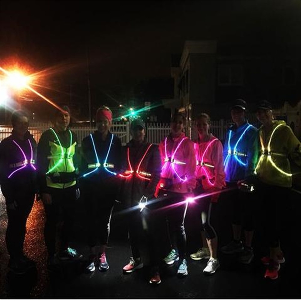 Reflecterende LED-flitsvest vo - Reflective Cycling Vest recensie en prijs