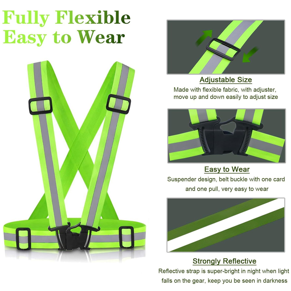 1 stuks nachtloopvest hoge zic - Reflective Cycling Vest recensie en prijs