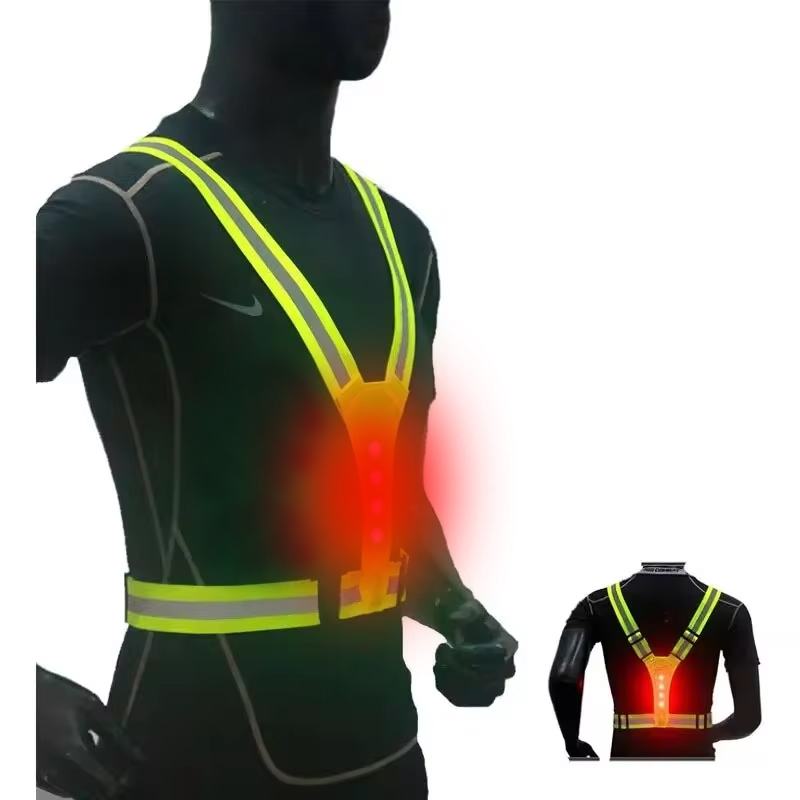 LED-hardloopvest Reflecterende - Reflective Cycling Vest recensie en prijs