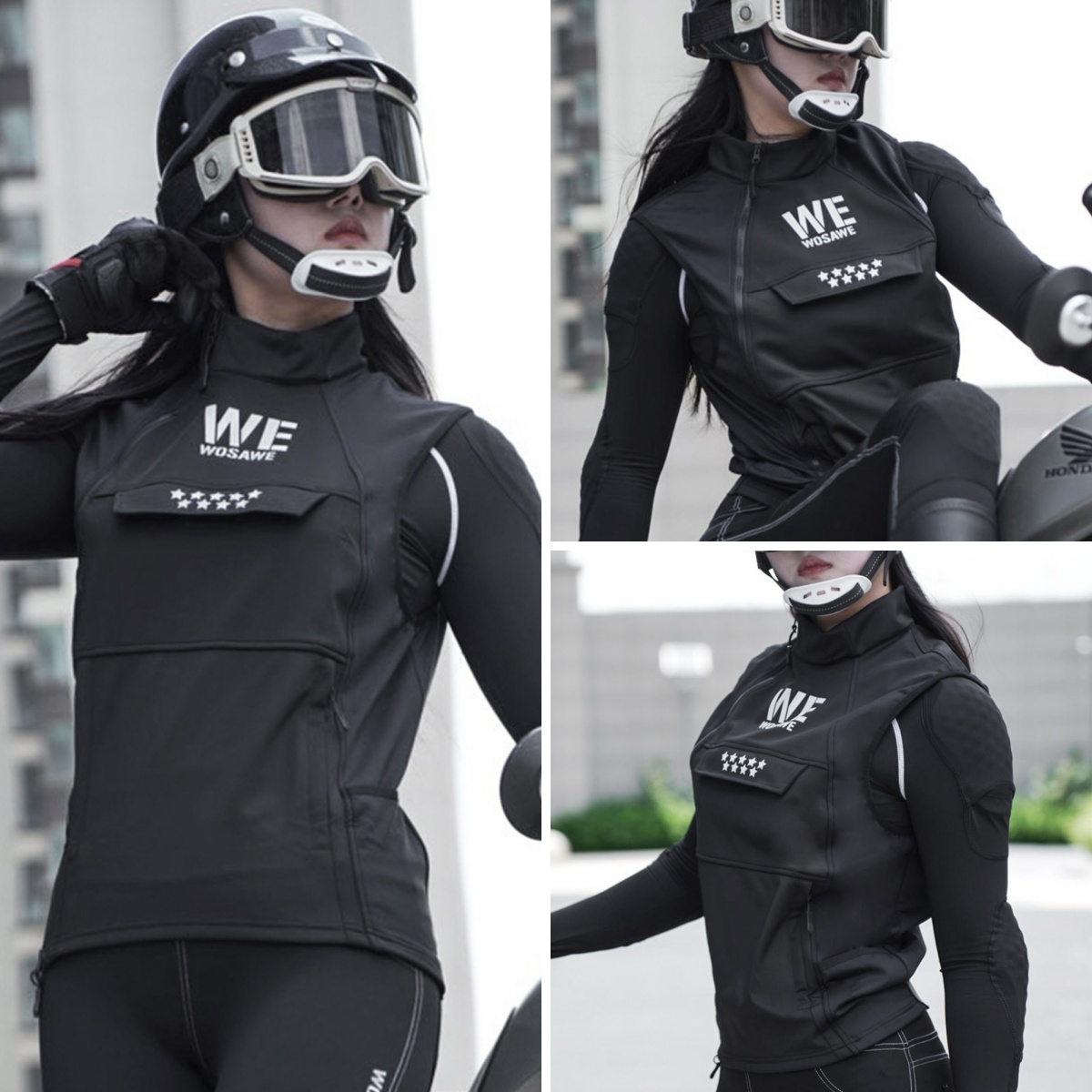 WOSAWE Winter motorrijvest Ref - Reflective Cycling Vest recensie en prijs