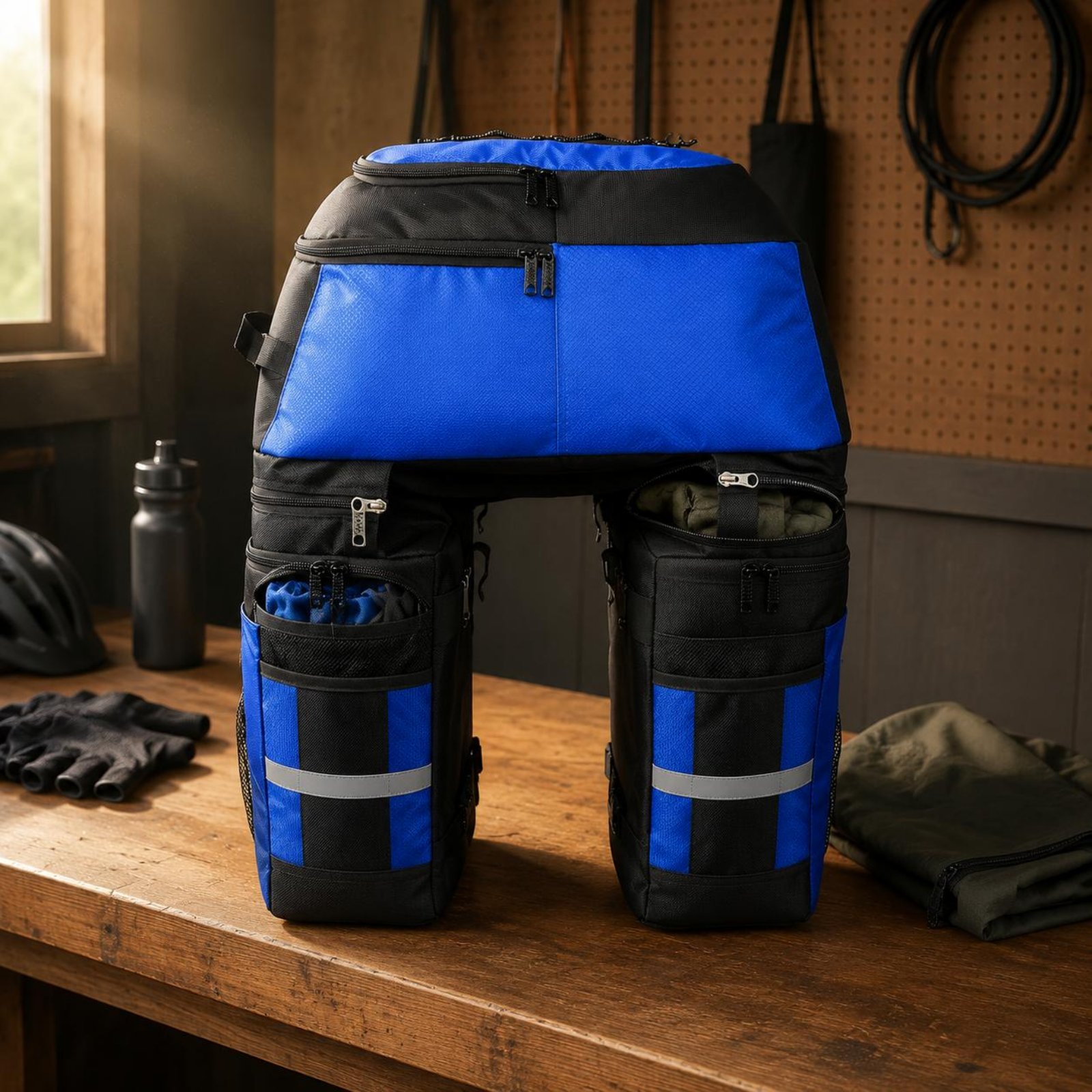 Bagagerek fietstas regenhoes f - Cycling Gear Rack recensie en prijs