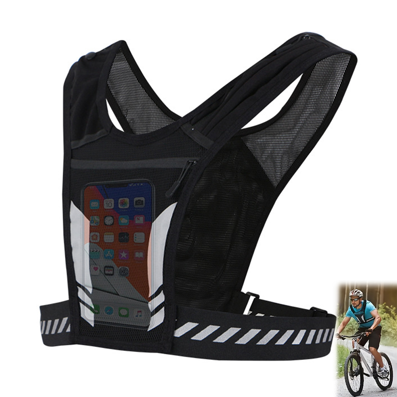 Sportvest Telefoontas Reflecte - Reflective Cycling Vest recensie en prijs